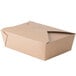 a brown box with a lid