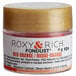 A container of Roxy & Rich Red Orange Fondust food color.