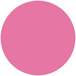 A pink circle with a white background.