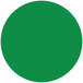 A green circle with a white background.