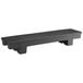 A black Regency plastic dunnage rack on a white background.
