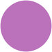 A purple circle with white background.