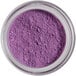 A jar of Roxy & Rich Lilac Mist petal dust, a purple mineral powder.