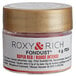 A close up of a Roxy & Rich Super Red Fondust jar.