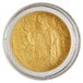 a jar of gold powder