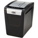 A black and silver GBC ShredMaster paper shredder.