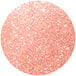 A circle of pink and silver glitter with Roxy & Rich Elegant Rose Gold Sparkle Dust inside.