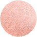 A round pink and silver glittery circle on a white background with the text "Roxy & Rich Rose Gold Lustre Dust" inside.