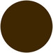 A chocolate brown circle with a white background.