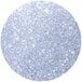 A container of Roxy & Rich Colombia Blue Sparkle Dust with a circle of silver glitter.