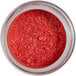 A jar of Roxy & Rich Red-Orange Sparkle Dust on a white background.