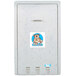 A white plastic Koala Kare baby changing station with a logo sticker.