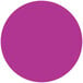 A purple circle with white background.