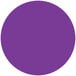 A purple circle with white background.