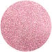 A pink glitter circle of Roxy & Rich Cranberry Lustre Dust.