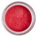 A jar of Roxy & Rich Cranberry Lustre Dust, a red powder.