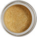 A jar of Roxy & Rich Soft Gold Sparkle Dust with golden glitter powder inside.