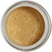 A jar of Roxy & Rich Soft Gold Sparkle Dust with golden glitter powder inside.