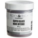 A container of Roxy & Rich Super Black Fondust food color.