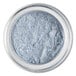 A jar of Roxy & Rich Colombia Blue Lustre Dust, silver powder with a blue tint.