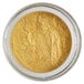 A jar of Roxy & Rich Soft Gold Lustre Dust powder.