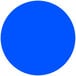 A blue circle with white background.