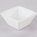 An American Metalcraft white square porcelain bowl.