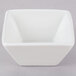 An American Metalcraft white square porcelain bowl.