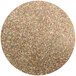 A round circle of bronze glitter.