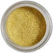 A jar of Roxy & Rich Yellow Sparkle Dust with golden glitter inside.