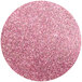 A pink circle with glitter.