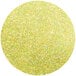 a yellow glitter circle