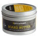 A silver container of Epicurean EPI-Butter with a yellow label.