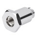 A T&S spring body with a threaded stainless steel nut.