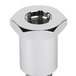 A silver metal T&S spring body nut.