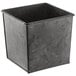 An American Metalcraft black metal rectangular beverage tub.