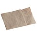 Two brown Choice Kraft Natural junior low-fold napkins.