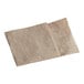 A pair of brown kraft natural junior low-fold dispenser napkins.