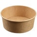 Solia ES31272 Large 43.9 oz. Kraft Salad Bowl - 300/Case