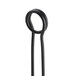 An American Metalcraft black wrought iron half round condiment caddy with a birdnest design.