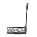A black wire American Metalcraft birdnest condiment caddy with a handle.