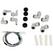 A group of plastic connectors and wires for a Fetco PEL0301 slushy machine.