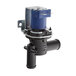 a black and blue water pump