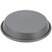 a grey round pan with a round lid