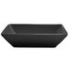 A black rectangular Front of the House Spiral Ink bowl.