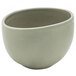 A bowl is sitting on a table.