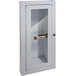 Buddy Products 8012-9 White Semi-Recessed Fire Extinguisher Cabinet for 5 lb. Fire Extinguishers