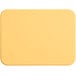A yellow rectangular Tomlinson Chef's Edge cutting board.