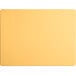 A yellow rectangular Tomlinson Chef's Edge cutting board with a white border.