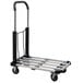A Wesco aluminum telefolding platform truck with a handle.